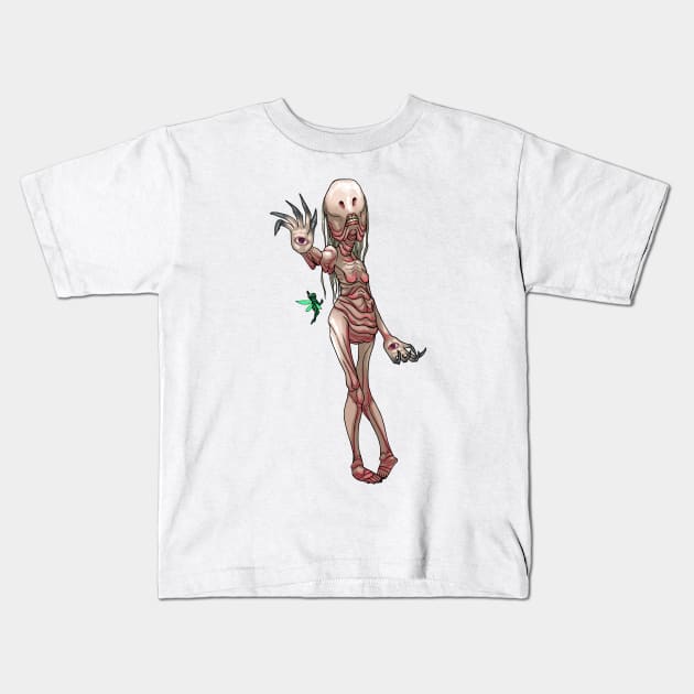 The Pale Woman MONSTER GIRLS Series I Kids T-Shirt by angelasasser